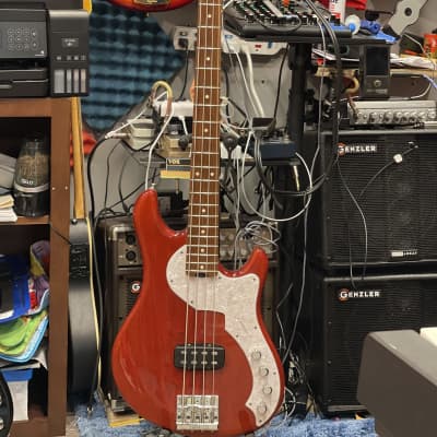 Fender American Deluxe Dimension iv  2014-15 Cayenne burst image 9