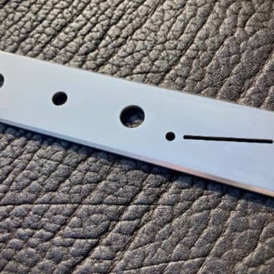 Van Dyke-Harms Telecaster Control Plate, Angled Switch w/Toggle, Stainless Steel 2023 - Stainless Steel image 2