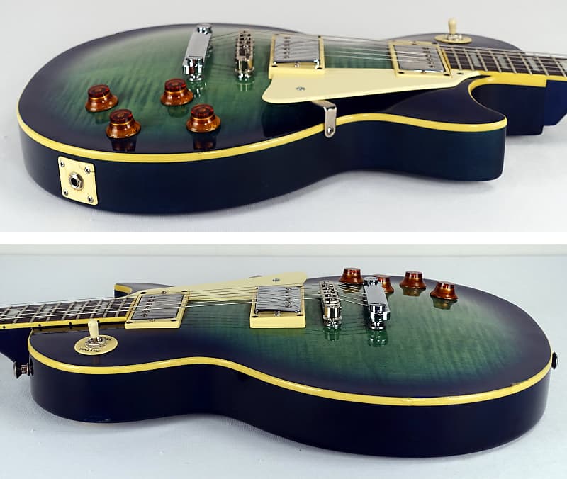 2002 Epiphone Les Paul Standard Limited Edition Blue Green