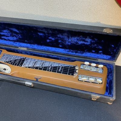 Rare Teisco TRH-1 lap slide, steel guitar with case-Sounds amazing! image 4