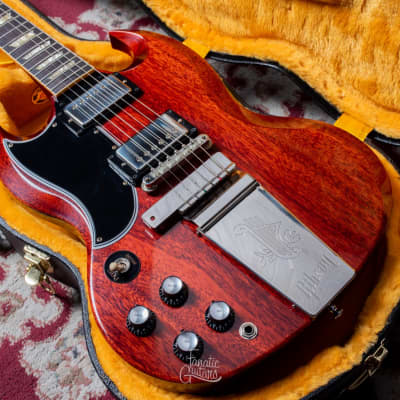 Gibson Custom 1964 Reissue SG Standard Left-Handed - Cherry Red #301714 Second Hand image 4
