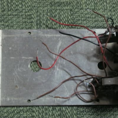 used vintage (mid to late 1970s) Electro-Harmonix Small Stone EH4800 USA TOP part of casing, color switch + screws, Power, In, Out Jacks +nuts/washers, some wires [NO: bottom part of casing, Circuit Board, CB Components, Pot, Switch, Light, Other Wires] image 3