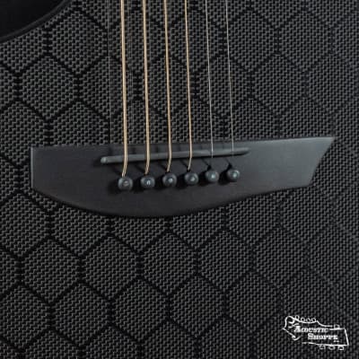 McPherson Blackout Carbon Fiber Sable Honeycomb w/ Evo Frets and Black Gotoh Tuners #1897 image 2