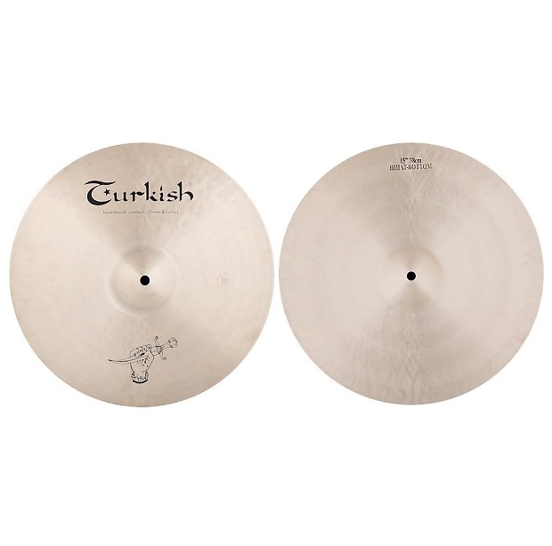 Turkish Cymbals 15" Signature Series Lale Kardes Hi-Hat L-H15 (Pair) image 1