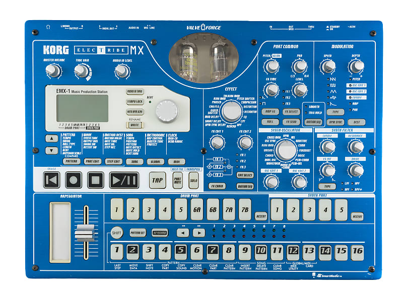 KORG ELECTRIBE EMX-1 シーケンサー 青 Korg Electribe EMX-1 Blue 2000s | Reverb