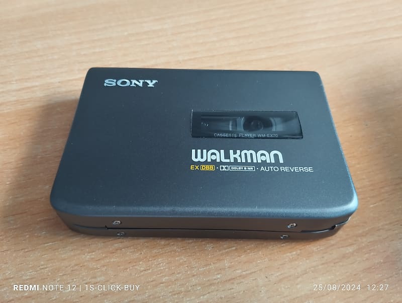 Sony WM EX 70 1990 - Sony Walkman Cassette player WM-EX 70 gray good  working video test | Reverb