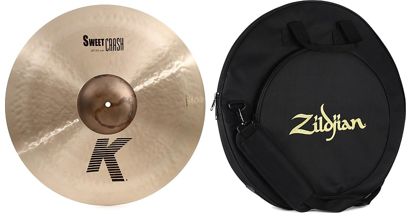 Zildjian 20 inch K Zildjian Sweet Crash Cymbal  Bundle with Zildjian Premium Cymbal Bag - 22 inch image 1