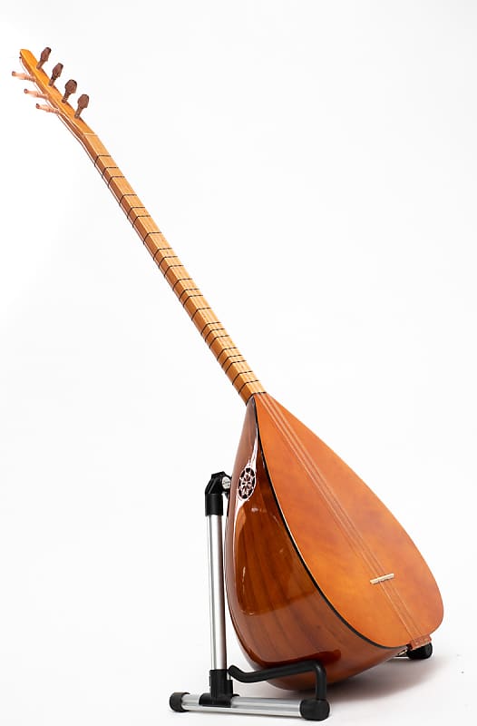 Long Neck Turkish Saz made of Cherry with built in Pickup, hand