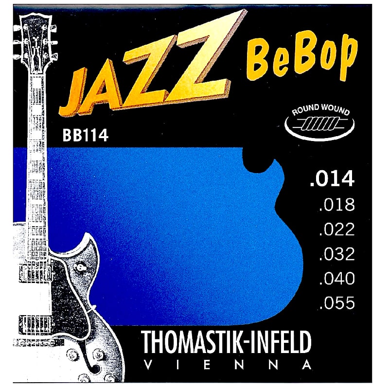 Thomastik-Infeld BB114 Jazz BeBop Nickel Round-Wound Guitar Strings - Medium (.14 - .52) image 1