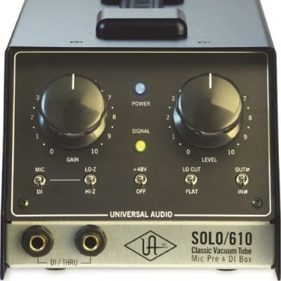 Universal Audio Solo/610 Desktop Tube Mic Preamp | Reverb