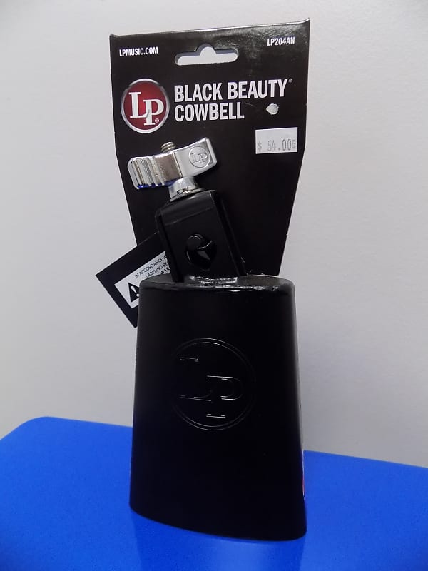 Latin Percussion LP204AN Black Beauty Cowbell - Black image 1