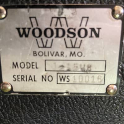 Woodson W-150-1 Head and 1-15-WB Cabinet image 9