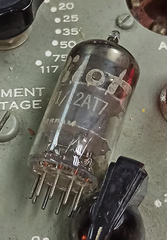 1961 PILOT / SIEMENS ECC81 12AT7 audio amplifier tube | Reverb