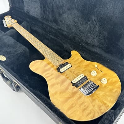 1999 Ernie Ball Music Man Axis Super Sport HH Hardtail - Translucent Gold for sale