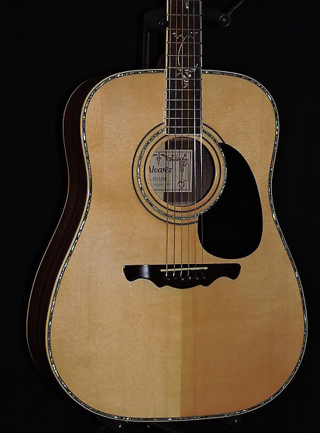 ALVAREZ-PD-100S-ACOUSTIC-TREE-of-LIFE-GUITAR-W-CASE | Reverb