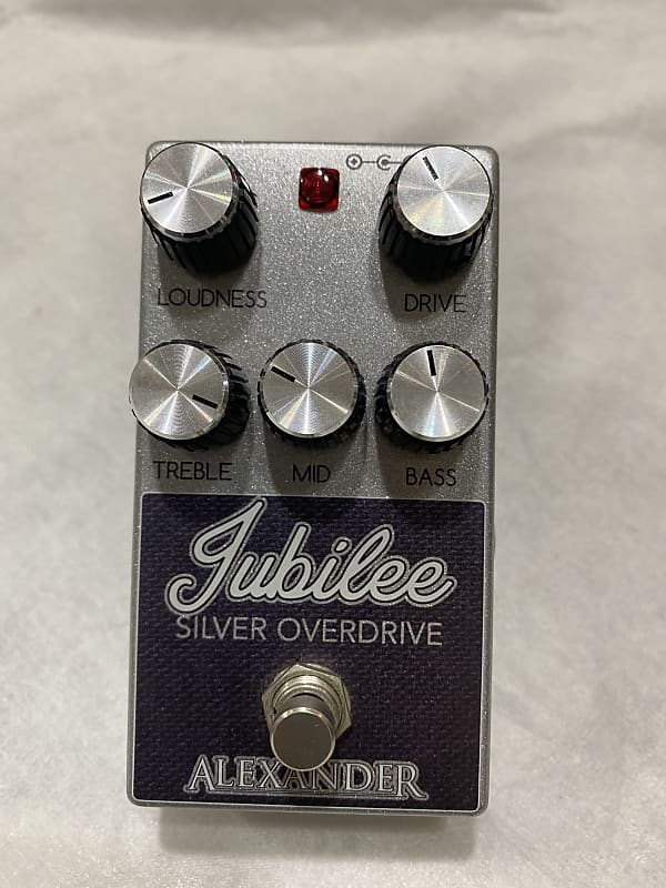 Alexander Pedals Jubilee Silver Overdrive Guitar Effects Pedal