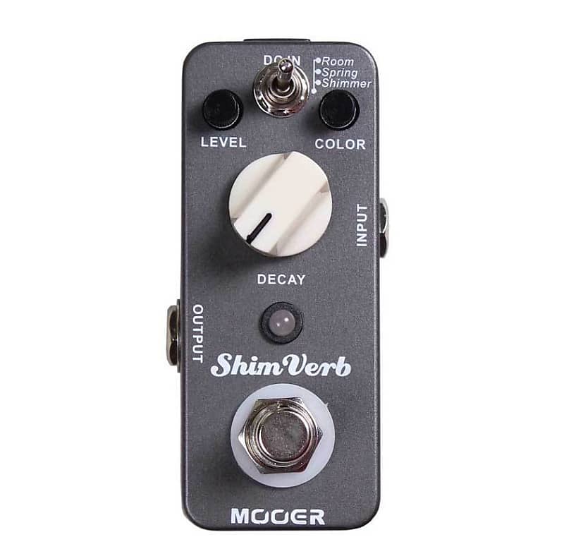 Mooer Shim Verb Reverb Pedal 3 reverb modes/Room/Spring/Shimm True Bypass NEW image 1