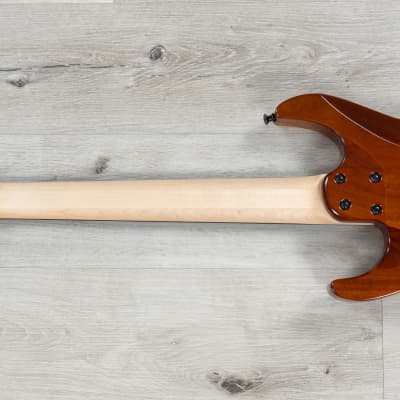 ESP USA M-7 Baritone 7-String Guitar, EMG 81-7XH / 85-7XH, Quilt Crimson Mist image 7