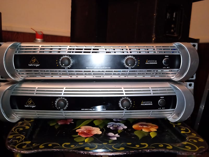 2 Behringer power amps-- nu6000 and nu3000 --2016--1 price | Reverb