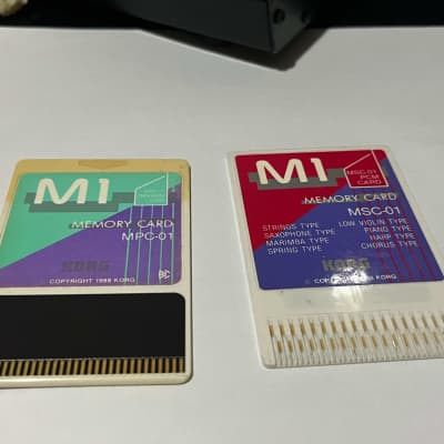 Korg MPC-01 / MSC-01 1988 M1 Cards