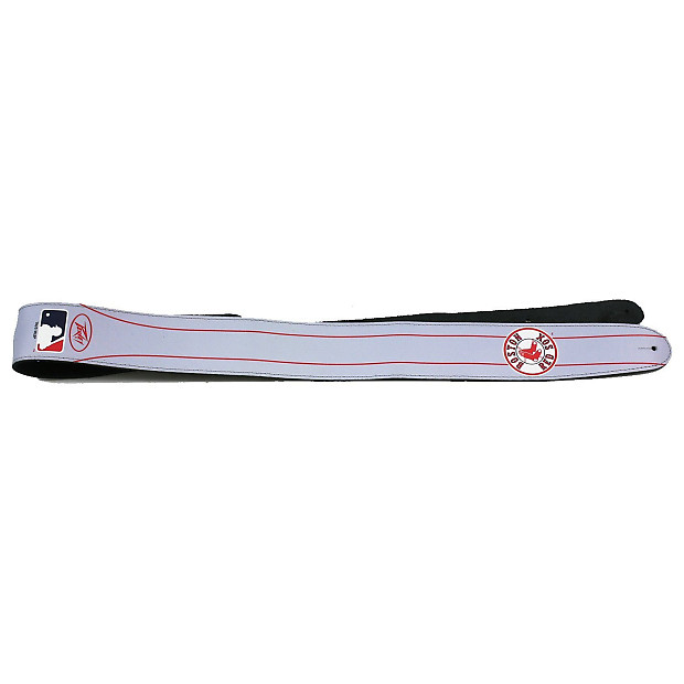Peavey Boston Red Sox Leather Guitar Strap image 1