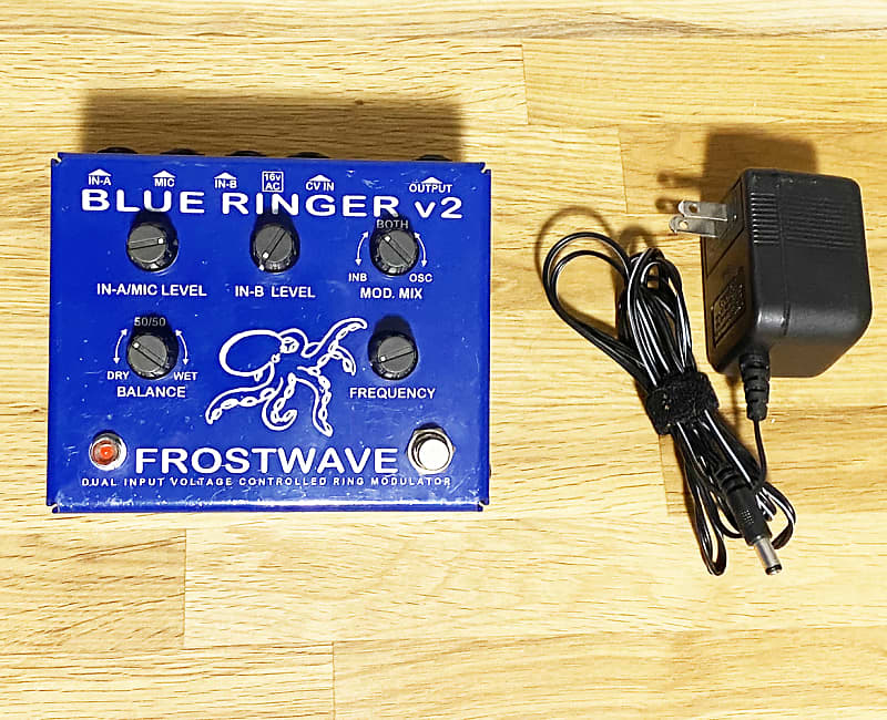 Frostwave Blue Ringer V2 analog ring mod pedal Reverb