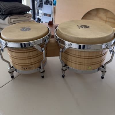 Latin Percussion LP201AX-2RR Raul Rekow Tiger Print Bongos | Reverb