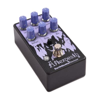 Earthquaker Devices Afterneath v3 Enhanced Otherworldly Reverberation Machine Black & Pastel Purple (CME Exclusive) image 2