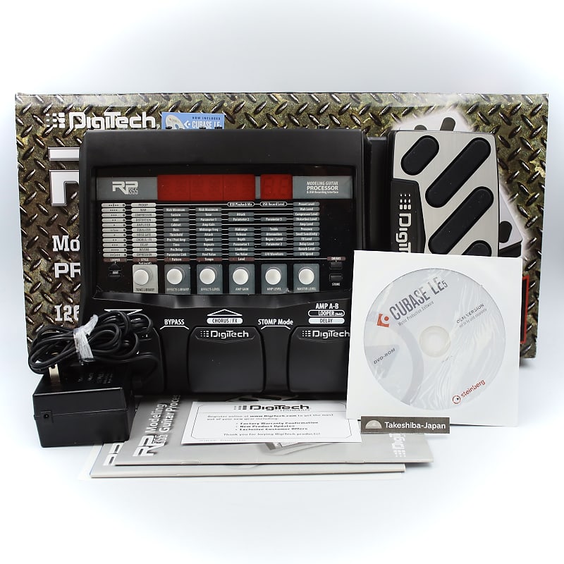 DigiTech RP355 Multi-Effect Processor With Original Box Adapter Guitar  Effect Pedal 12000284769