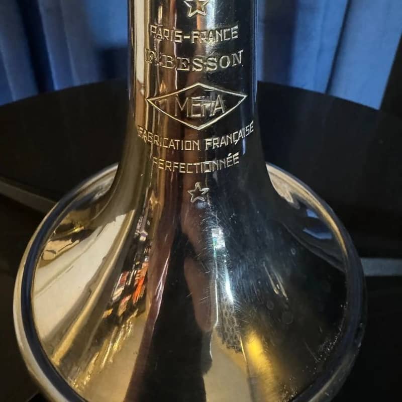 F. Besson MEHA Trumpet w/ 2 Original Mouthpieces u0026 Hardshell Case | Reverb