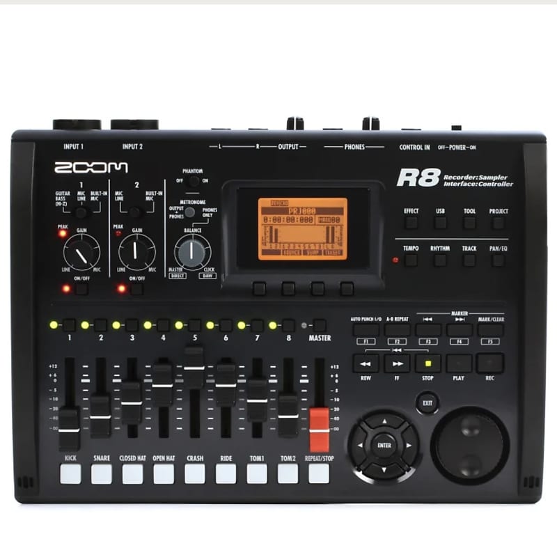 Zoom R8 Multitrack Digital Recorder and USB Interface | Reverb