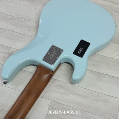 Sterling by Music Man StingRay Ray35 HH Roasted Maple, Daphne Blue image 8
