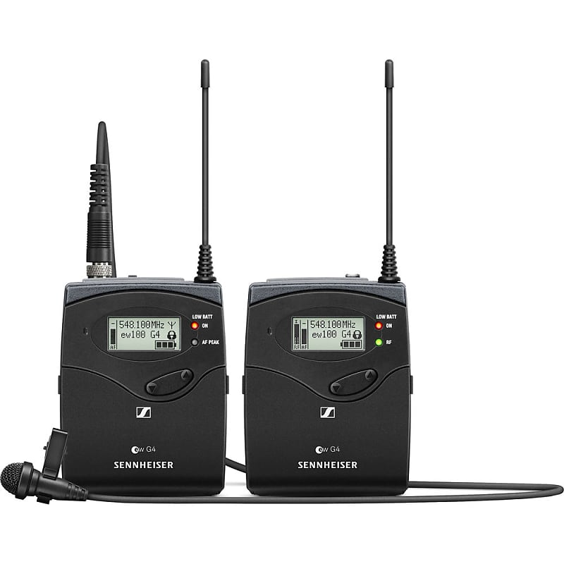 Sennheiser ew 112P G4 Camera-Mount Wireless Microphone System with ME 2-II Lavalier Mic G: (566 to 608 MHz) image 1