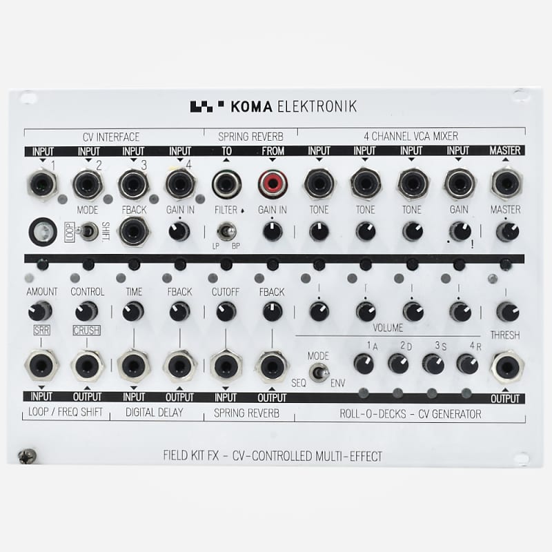 Koma FIELD KIT FX Eurorack MultiEffects, Mixer, and Reverb