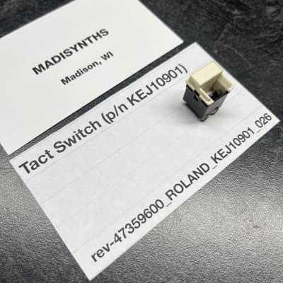 ORIGINAL Roland Replacement Push/Tact Switch (KEJ10901) for Juno-60, JSQ-60, MSQ-100, EP-6060, EP-11, etc