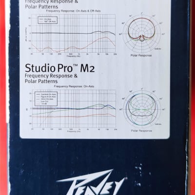 Peavey Studio Pro M2 Großmembran-Kondensatormikrofon. Schwarz. TOP Zustand. OVP! image 8