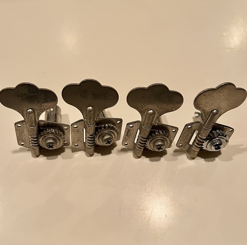 Vintage Fender Music Master Mustang Bass Tuning Keys Reverb