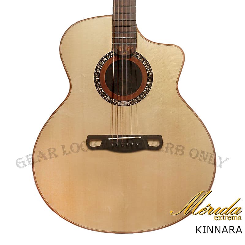 Merida Extreme Kinnara Solid sitka Spruce & Rosewood Electronic acoustic guitar image 1