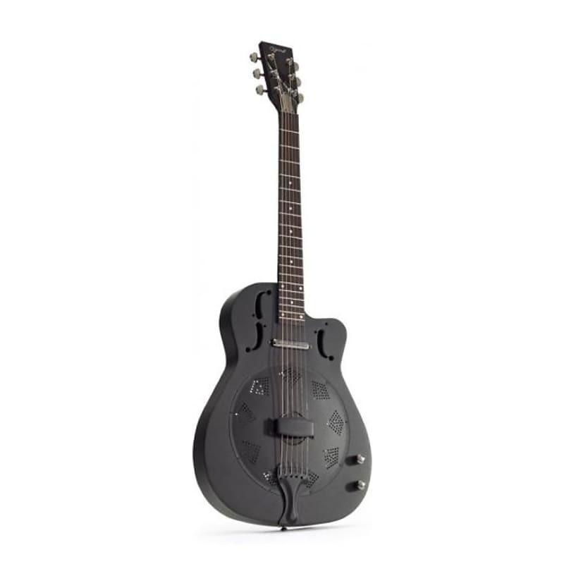 Resonator guitar with cutaway top