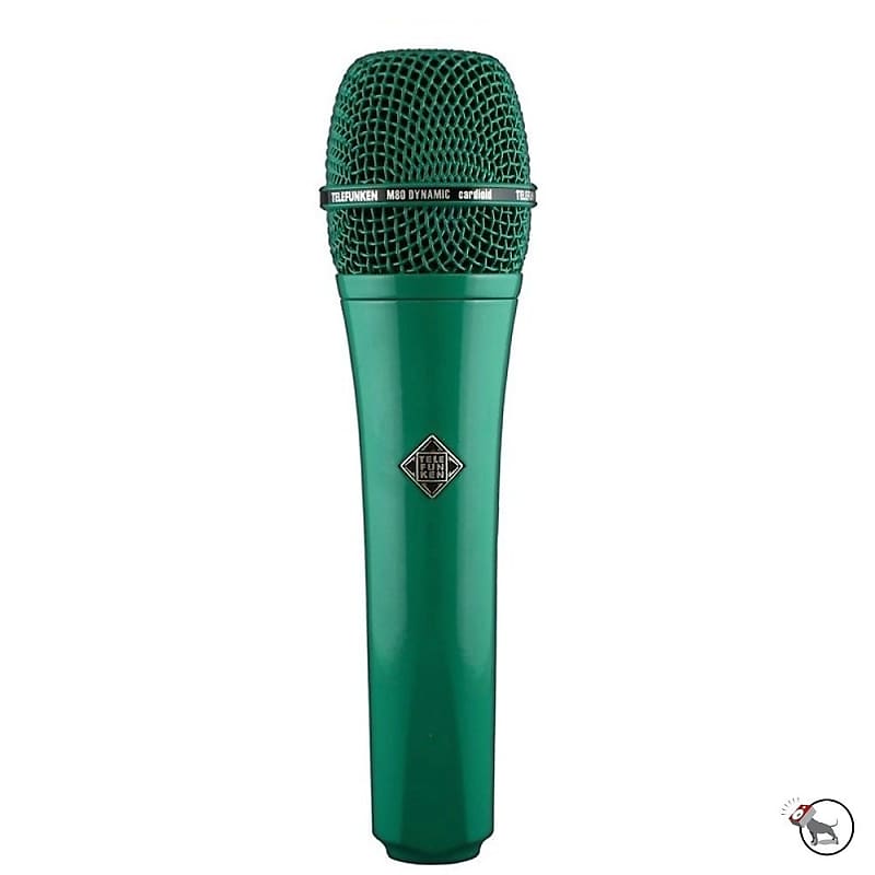 Mint Telefunken M80 Vocal and Instrument Dynamic Super-Cardioid Microphone (Green) image 1