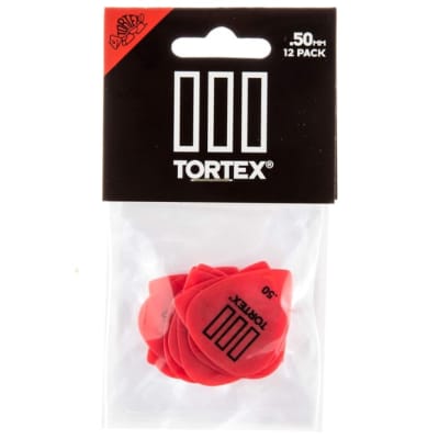 Dunlop Tortex TIII Picks, 0.50mm Gauge, Red, 12-pack image 5