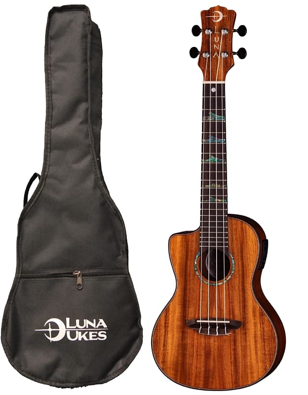 Luna High Tide Series Koa LEFT Handed Concert Ukulele, UKE HTC KOA L