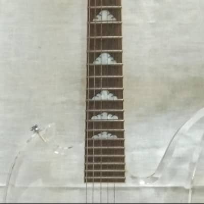 Fernandes MG-85C Clear Acrylic Mockingbird-Hide of X Japan