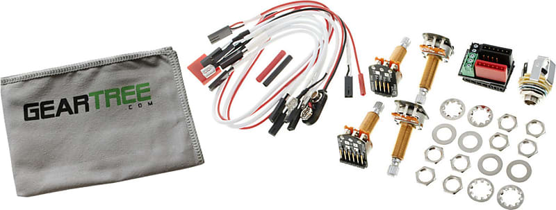 EMG 1 or 2 Pickup HZ Passive Solderless Conversion Wiring Kit | Reverb