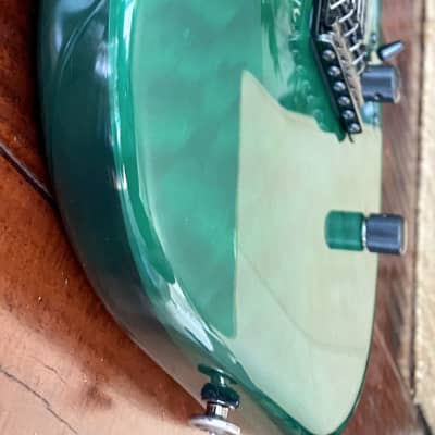 ESP Custom Shop Emerald Green Late 80's Super Strat - 5A Quilted Maple image 5