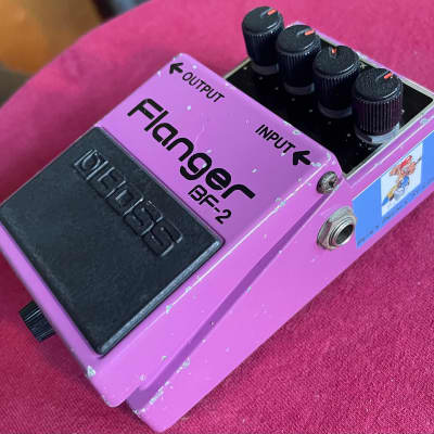 1982 Boss BF-2 Flanger, MIJ, Black Label, 9v Mod | Reverb