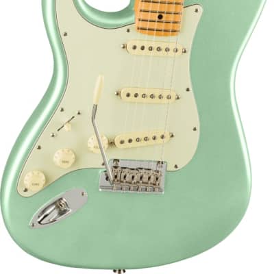 Fender American Professional II Stratocaster Left-Hand. Maple Fingerboard, Mystic Surf Green image 1