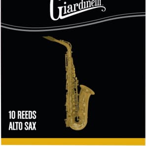 Giardinelli GAS2-10 Alto Saxophone Reeds - 2 Strength (10-Pack)