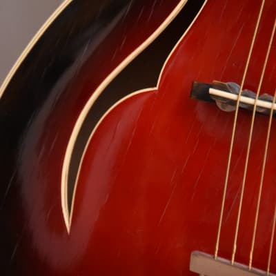 Isana Elvis Model – 1950s German Vintage Archtop Jazz Guitar / Gitarre by Josef Sander image 6