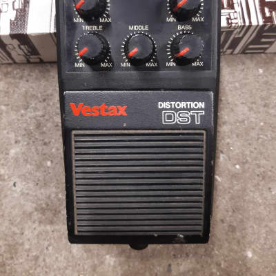 Vestax DST distortion pedal - Rare MIJ late-80s - Black image 4
